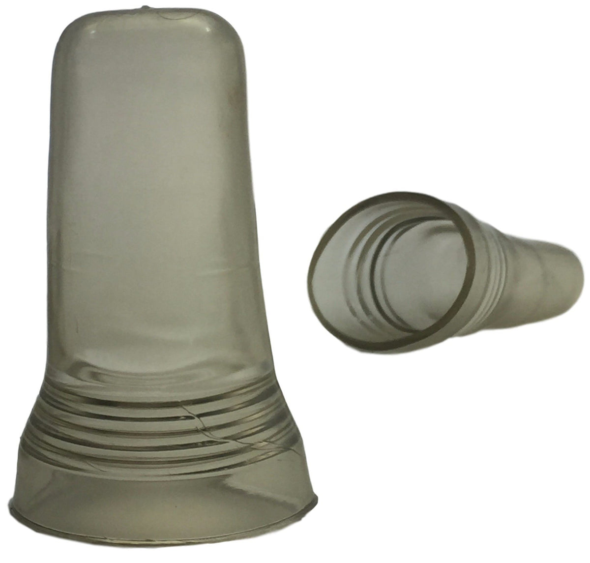 Liquor Bottle Pour Spout Covers, Smoke (48 Count) UPC: 810022887950