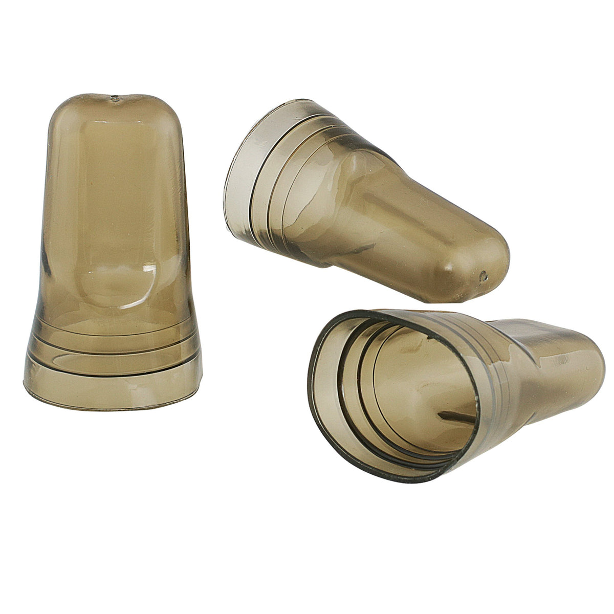 Liquor Bottle Pour Spout Covers, Smoke (24 Count) UPC: 810022887936