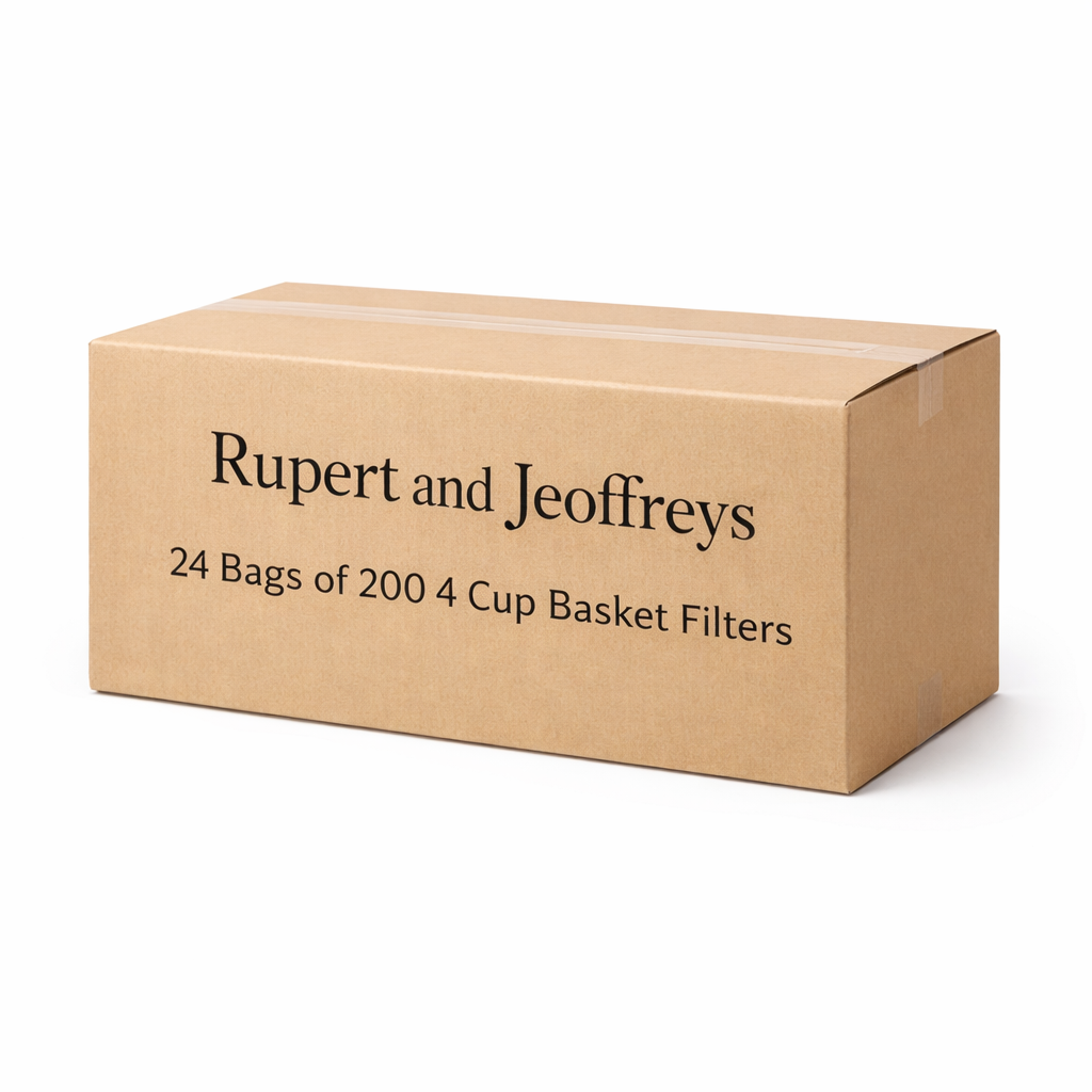 4 Cup Basket Coffee Filters (White, Case of 4,800)