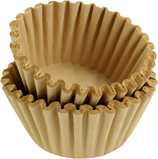 8-12 Cup Basket Coffee Filters (Case of 6,000 (12 x 500)) (Choose Bleached or Unbleached)